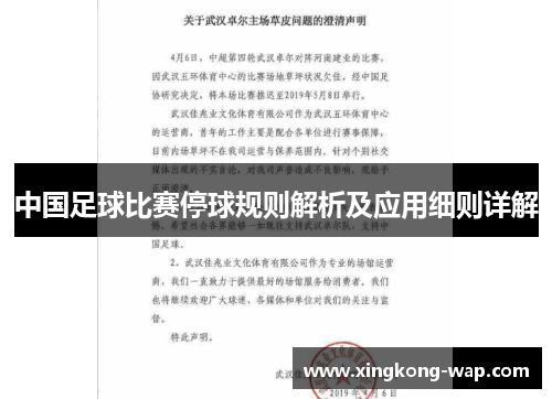 中国足球比赛停球规则解析及应用细则详解